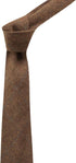 King & Priory Heritage Check Cedar Brown Necktie...