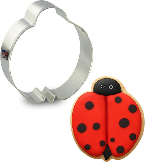 Foose Cookie Cutter 7 Piece Insect 3.5 in Dragonfly, 4.25 in Caterpillar, 3 in Ladybug, 4.5 in Butterfly, 3.5 in Grasshopper, 4.25 in Snail, 3.25 ...