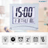 Small Digital Travel Alarm Clock Battery Operated, Portable Large Number Display Loud Alarm Clock with Temperature, Night Backlight, 12/24 H Desk ...