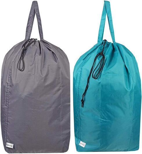 Tear Proof Nylon Laundry Bag with Handles,Hamper Liner with Drawstring Closure for Travel,Dirty Clothes Bag Fit Most Laundry Hamper and Sorter,27....