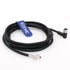 Eonvic Industrial M8 4 Pin A-Code Female Right Angle to Open Connector Molded Shielded Aviation Sensor Cable Waterproof IP67 Cat 5e High Flex Cabl...