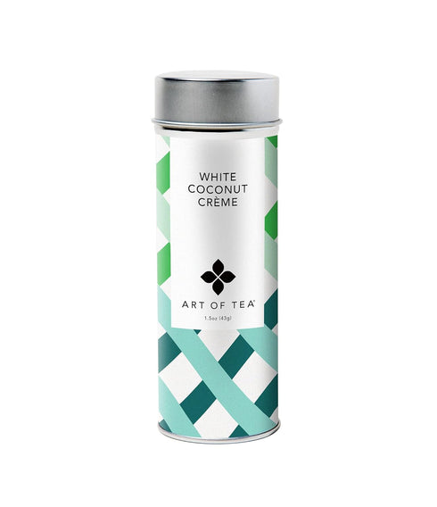 Art of Tea | White Coconut Crème 1.5oz | Artisan Loose Leaf Tea Tin...