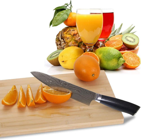 8" Japanese Chefs Knife | Gyuto Knife | G10 Balanced Ergonomic Handle | Razor Sharp High Carbon Stainless Steel | Superb Edge Retention, Stain & C...