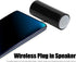 Portable Speaker, 3.5 mm Jack Stereo Battery Powered Wireless Plug in Speaker, Mini Portable Speaker for Mobile Phones and Tablets, (Black)...