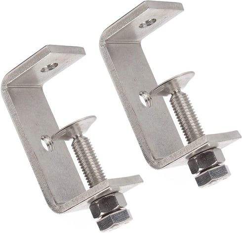 2Pcs 304 Stainless Steel C Clamp 65MM Heavy Duty C Clamp Woodworking Building Tiger Clamp Adjustable Wide Jaw Opening C Clamp...