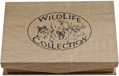 SZCO Supplies Deer Gift Box Folding Knife, Yellow...