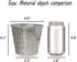 Murong Smoker Bucket Liner for Catching Grease,Disposable Aluminum Foil Lining Compatible with Various Wood Pellet BBQ Grill Drip Grease Buckets 4...