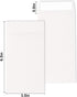Cash Envelopes 100 packs 3.5x6.5 inches, white envelopes, coin envelopes, seed envelopes, colored envelopes Cash, suitable for budgets, checks, co...