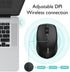 Ergonomic Bluetooth Mouse and Mouse Pad for Laptop, Silent Mouse with 3-Levels DPI, USB Nano Receiver for Android PC Notebook Computer Mac-Black...