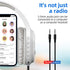 Rechargeable and Portable Personal FM Radio Headphones with Best Reception, Walkman Wireless Headset FM Radio Ear Muffs for Jogging, Mowing, Cycli...