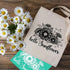 JAJADO 4 Pcs Wild Flower Stencils Plant Self Adhesive Silk Screen Stencils Reusable Sunflower Floral Flower Spring DIY Stencils for Painting on Wo...