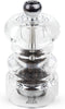 Peugeot - Nancy Manual Pepper Mill - Transparent Adjustable Grinder - Acrylic, Clear, 3.5 inches...