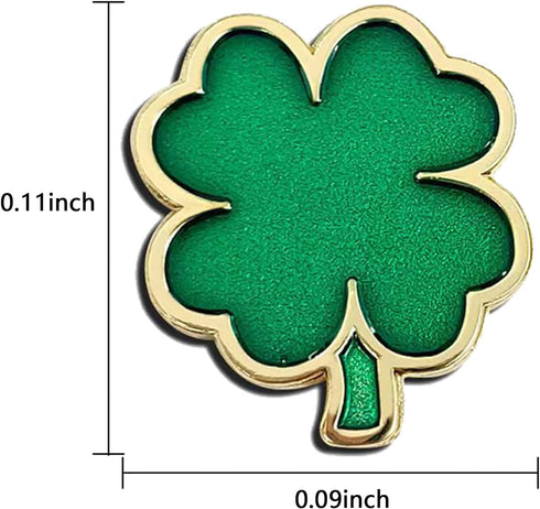 2 Pcs Clover Golf Ball Marker with Golf Hat Clip for Women...