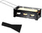 Cheese Raclette Set, Portable Candlelight Raclette Pan Foldable Non-Stick Rotaster Baking Tray Stove Set with Spatula Home Kitchen Grilling Tool...
