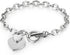 HZMAN Stainless Steel Silver/Rose/18k Gold Plated Zircon Heart Bracelet for Women Girls Romantic Gift Toggle Clasp Link Bracelets...
