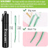 KYUEWRT 10Pcs Yarn Darning Tapestry Needle,Large Big Eye Weaving Needle Bent Needles with Aluminum Storage Tube......