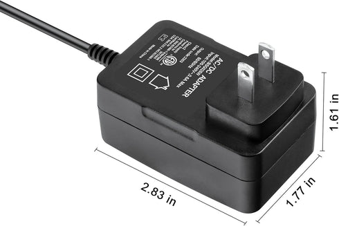 2-Prong 12.6V AC Adapter Compatible with Summer Waves P56000024 11.1V 2600mAh 11.1VDC Lithium-ion Battery Robotic Cordless Rechargeable Swimming P...