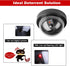 4 Pack Dummy Fake Camera Security CCTV Dome Cameras with Flashing Red LED Light for Indoor Outdoor Home Business, Black...