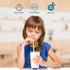 14 Pcs Reusable Silicone Straws 5.5" Mini Small Short Pipe Kids Straw for Baby Toddlers/Children Take & Toss/Tumbler, Chewy, Safe Smoothies Drinki...