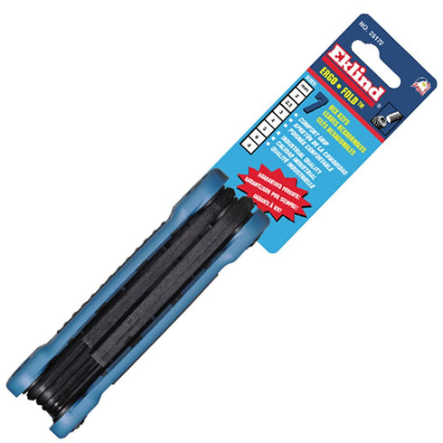 Eklind Tool 25172 Ergo-Fold Fold-up Hex Key allen wrench - 7pc set Metric MM sizes 2-8...