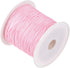 Nylon Knotting Cord, 0.6mm Dia 50 Yards 45m Length, Nylon Soft Smooth Beading Thread Light Pink - (Applications: for DIY Craft Red)...
