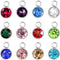 Juland 48 Pieces Crystal Birthstone Charms Handmade Round Beads Pendants with Rings Mixed DIY Jewelry Findings Making Charms for Making Jewelry Ne...