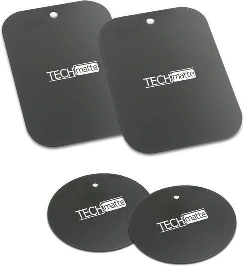 TechMatte MagGrip Metal Plate Replacement Kit for Magnetic Universal Car Mount...