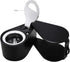 Illuminated Jewelers Loupe Magnifier, Foldable Jewelry Magnifier with 6 LED & UV Lights, Hastings Triplet Loupe 10X for Gems, Jewelry, Coins, Stam...