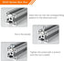 100 PCS M5 T-Nuts, T Slot Nut, T Slot-Nut for 2020 Aluminum Extrusion Profile, 2040 Series, T Track, 3D Printers Accessories...