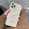 QLTYPRI Compatible with iPhone 12 Case/iPhone 12 Pro Case, Cute Wave Water Ripple Pattern Case for Girls Women, Slim Satin Glossy Soft Silicone TP...