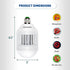 Bug Zapper Light Bulb, 2-in-1 Indoor Electric Mosquito Killer Lamp with UV LED Light, Fly Insects Trap for Home Entryway Balcony Patio(1 Pack)...