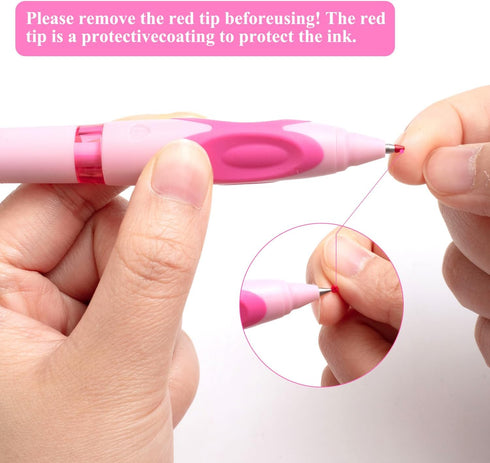 M&G 6 PCS Retractable Erasable Gel Pens,Black Ink Gel Pens Make Mistakes Disappear, Premium Comfort Grip Note Taking and Crossword Puzzles...