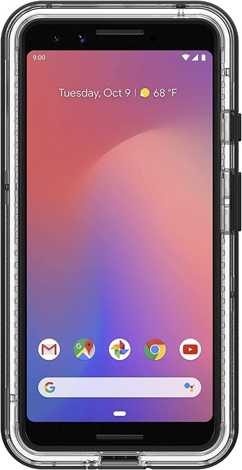 LifeProof Next Series Case for Google Pixel 3 (ONLY - NOT 3A) Non-Retail Packaging - Black Crystal...