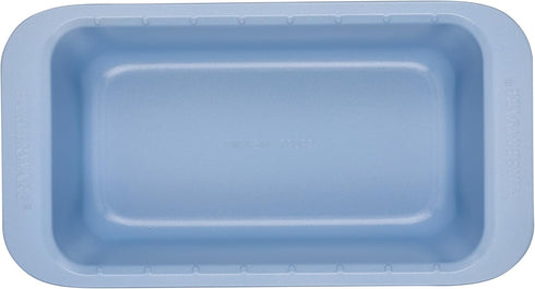 Farberware Easy Solutions Nonstick Bakeware Meatloaf/Loaf Baking Pan, 9 Inch x 5 Inch with Portion Marks - Blue...