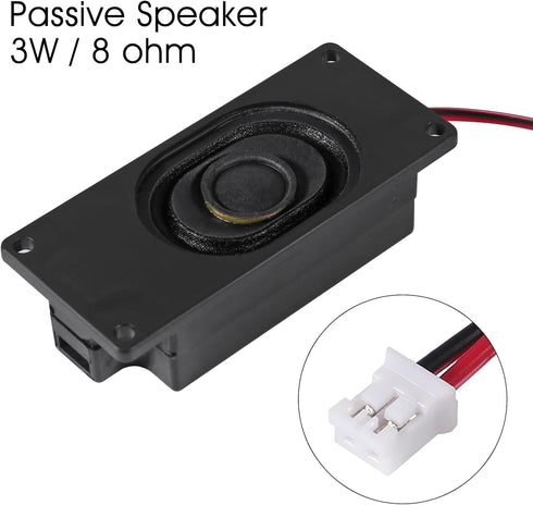 2Pcs Audio Speaker 3 Watt 8 Ohm Speaker 8ohm 3W Loundspeaker JST-PH2.0 Interface Speaker for Small Electronic Projects Advertising Machines LCD TV...