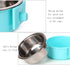 Pet Hanging Bowl 2-in-1 Removable Stainless Steel Food Hanging Bowl for Puppy/Cat, Andiker Pet Bowl Hanging Cage Large Water Food Feeder for Dogs ...