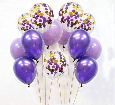 Purple Gold Baby Shower Decorations Qian's Party Purple and Gold Princess Birthday Party Decorations Purple Princess Baby Shower Confetti Purple &...