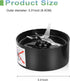 QT 2X Cross Blades compatible with Magic Bullet 250W MB1001 Series With Gaskets Replacement Blender Part...