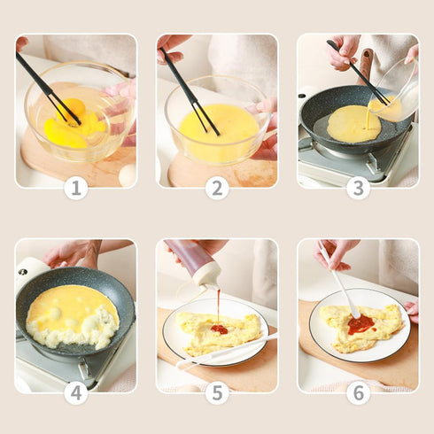 8 Pack Mini Whisk 2-In-1 Multifunctional Spoon and Whisk Egg Mixing Whisk Kitchen Cooking Mixing Tool for Mixing Ingredients Sauces (White and Bla...