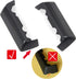 ITrims Car Accessories for Toyota Prado J150 2010-2022 Roof Rack Rail End Luggage Protector Center Cargo Rack Cover Shell Cap Trims ABS Black 2PCS...