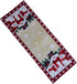 Table Runner, with Trio of Snowmen, Sparkling Snowflakes, Snowman, Trees and Glitter Tapestry 36 inches for Winter and Christmas Tabletop Decorati...