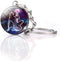 Zodiac 12 Constellations Charm Luminous Crystal Ball Pendant Key chain...
