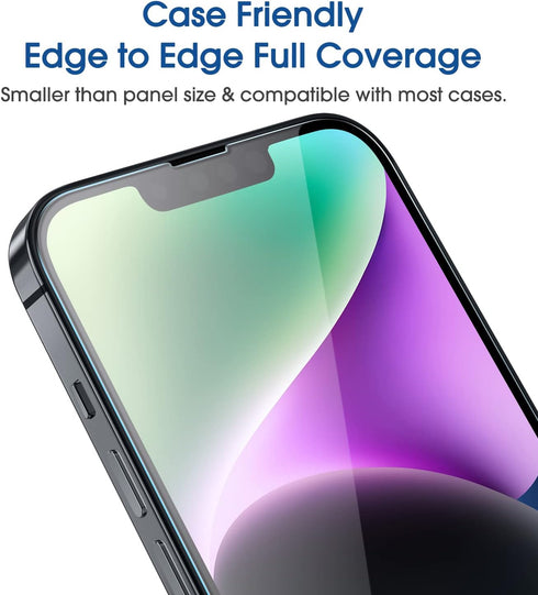 amFilm Screen Protector OneTouch for iPhone 14 Plus 6.7" 2022 iPhone 13 Pro Max 6.7" 2021 with Easy Installation Kit, Full Coverage Case Friendly,...