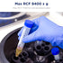 Membrane Solutions Conical Centrifuge Tubes 15mL, 50 Pack Sterile Plastic Test Tubes with Screw Caps, Polypropylene Container with Graduated and W...
