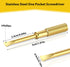 Mini Screwdriver Stainless Steel, Screw Driver Fits for Love Bracelet, Slotted Screw Driver Repair Tools for Jewelry Bracelet Eye Glasses(Gold)...
