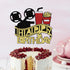 Film Cake Toppe Happy Birthday Sign Cake Topper for Film Projector Movie Night Camera Popcorn Theater Theme Bday Party Celerbrating Supplies (film...