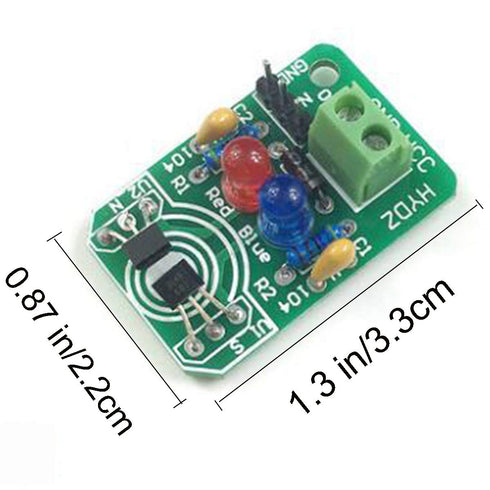 DC 4.5-24V Hall Magnetic Induction Module Electronics Module Parts Magnetic Induction Sensor South and North Pole Detection Resolver for Home, Off...