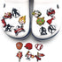 lovinglove Sports Shoe Charms for Clog Shoe Decoration,Baseball Volleyball Softball Soccer Football Basketball Hockey Shoe Charms Accessories Pack...