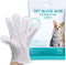 Dog and Cat Cleaning Gloves, Cleaning and Deodorizing Grooming Gloves, Dog and Cat Fur Face, Ears, Eyes, Paws Cleaner, Pet Grooming Wipes, Nourish...
