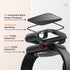 Goton Waterproof Privacy Case for Apple Watch Series 9 8 7 6 5 4 SE Ultra 40mm 44mm 41mm 45mm 49mm, Hard PC Bumper Tempered Glass Screen Protector...
